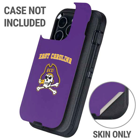 East Carolina University ECU Pirates Logo Otterbox Defender iPhone Skin