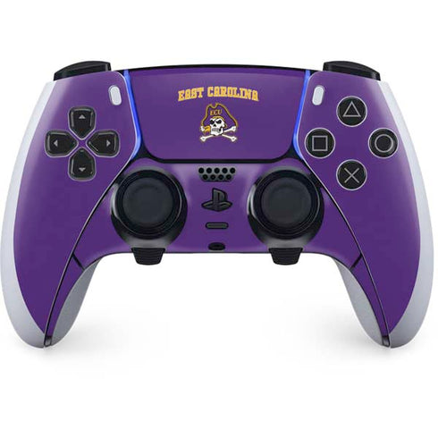 East Carolina University ECU Pirates Logo PS5 DualSense Edge Pro Controller Skin