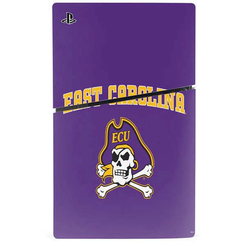 East Carolina University ECU Pirates Logo PS5 Slim Digital Edition Console Skin
