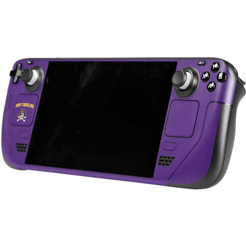 East Carolina University ECU Pirates Logo Steam Deck Handheld Gaming Computer OLED Skin