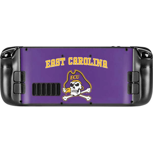 East Carolina University ECU Pirates Logo Steam Deck Handheld Gaming Computer OLED Skin