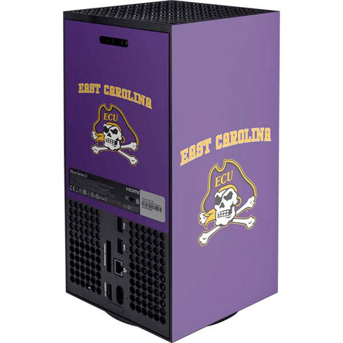 East Carolina University ECU Pirates Logo XBox Series X Digital Edition Console Skin