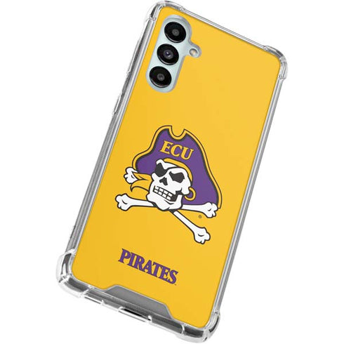 East Carolina University ECU Pirates Logo Yellow Galaxy A16 5G Clear Case