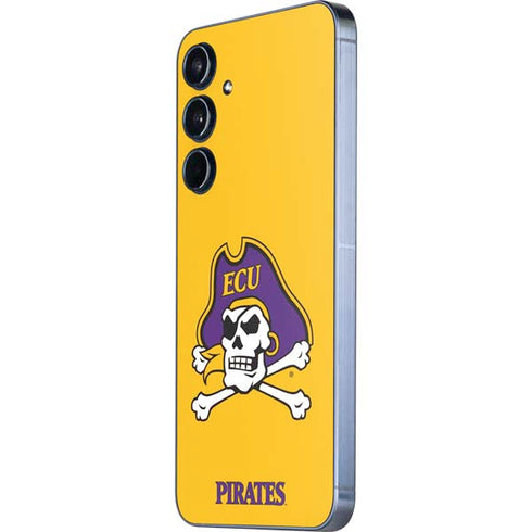 East Carolina University ECU Pirates Logo Yellow Galaxy A35 5G Skin