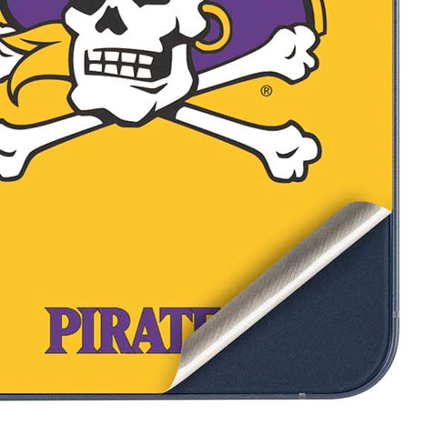 East Carolina University ECU Pirates Logo Yellow Galaxy A35 5G Skin