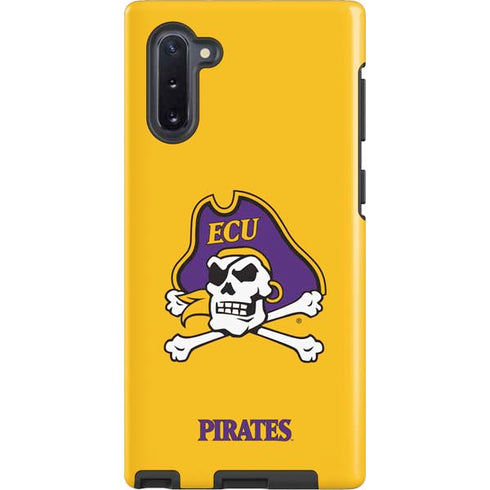 East Carolina University ECU Pirates Logo Yellow Galaxy Cases