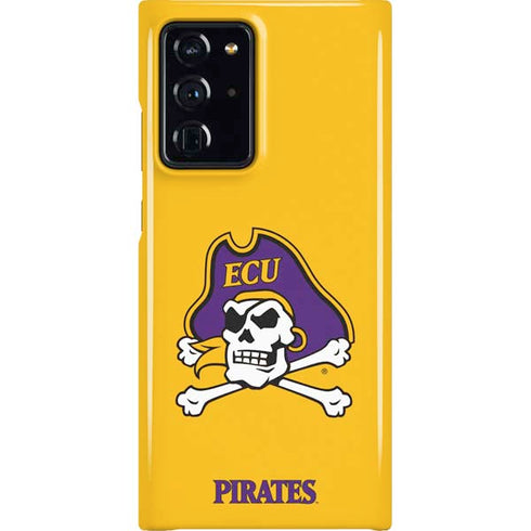 East Carolina University ECU Pirates Logo Yellow Galaxy Cases