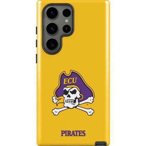 East Carolina University ECU Pirates Logo Yellow Galaxy S23 Ultra Pro Case