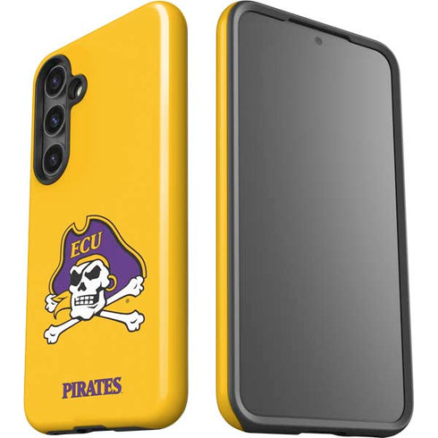 East Carolina University ECU Pirates Logo Yellow Galaxy S25 Impact Case