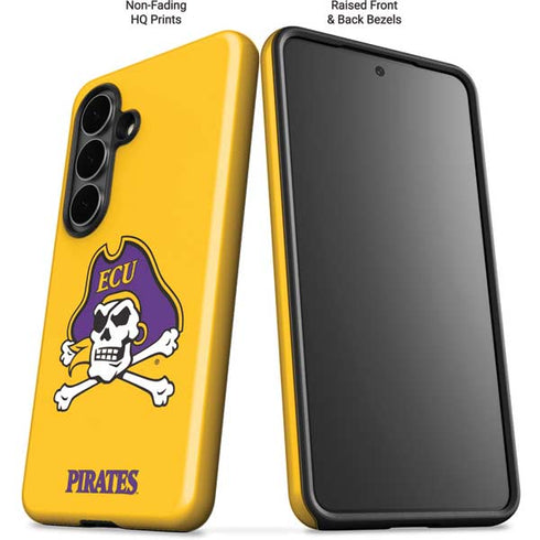 East Carolina University ECU Pirates Logo Yellow Galaxy S26 Plus Impact Case
