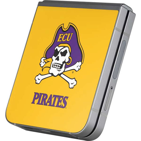 East Carolina University ECU Pirates Logo Yellow Galaxy Z Flip6 Skin