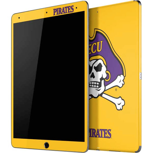 East Carolina University ECU Pirates Logo Yellow iPad Skins