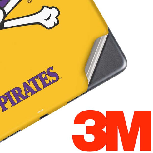 East Carolina University ECU Pirates Logo Yellow iPad Skins