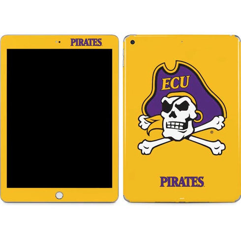 East Carolina University ECU Pirates Logo Yellow Apple iPad Skin