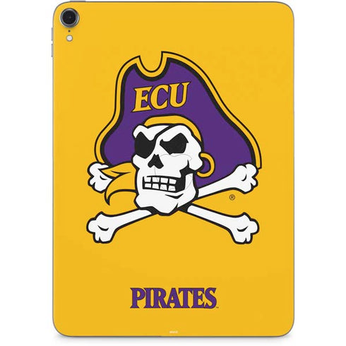 East Carolina University ECU Pirates Logo Yellow Apple iPad Pro Skin