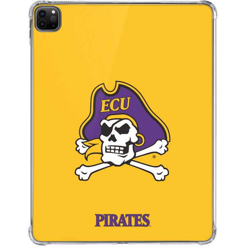 East Carolina University ECU Pirates Logo Yellow iPad Pro 11in (2024) Clear Case