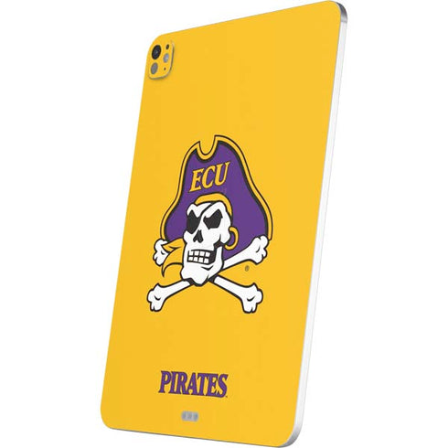 East Carolina University ECU Pirates Logo Yellow iPad Pro 13in M4 (2024) Skin