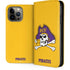 East Carolina University ECU Pirates Logo Yellow iPhone 13 Pro Max Folio Case