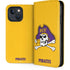 East Carolina University ECU Pirates Logo Yellow iPhone 14 Folio Case