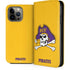 East Carolina University ECU Pirates Logo Yellow iPhone 14 Pro Max Folio Case