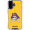 East Carolina University ECU Pirates Logo Yellow iPhone 16 Clear Case