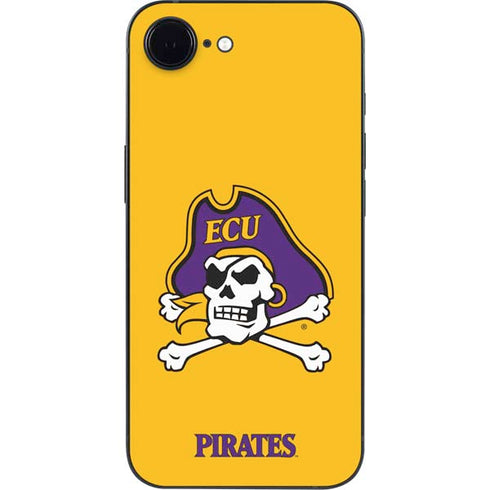 East Carolina University ECU Pirates Logo Yellow iPhone 16e Skin