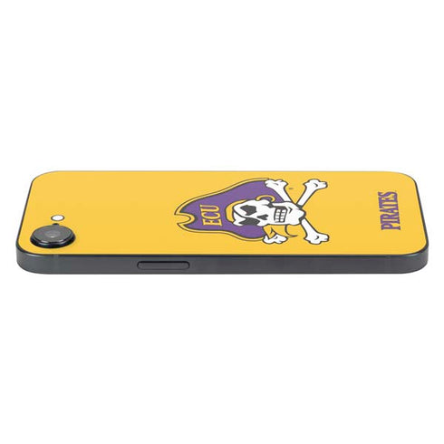 East Carolina University ECU Pirates Logo Yellow iPhone 16e Skin