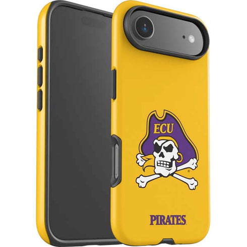 East Carolina University ECU Pirates Logo Yellow iPhone 17 Air Impact Case