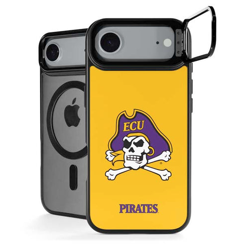 East Carolina University ECU Pirates Logo Yellow iPhone 17 Air Kickstand Case