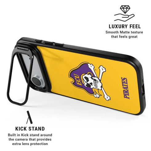 East Carolina University ECU Pirates Logo Yellow iPhone 17 Air Kickstand Case