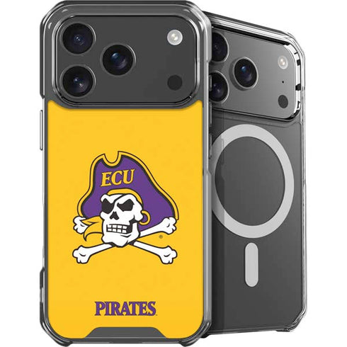 East Carolina University ECU Pirates Logo Yellow iPhone 17 Pro MagSafe Case