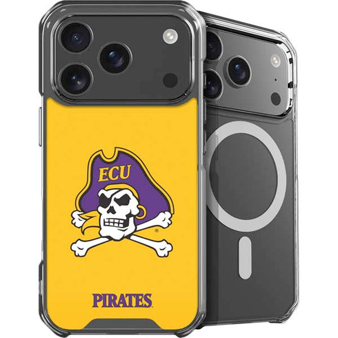 East Carolina University ECU Pirates Logo Yellow iPhone 17 Pro Max MagSafe Case