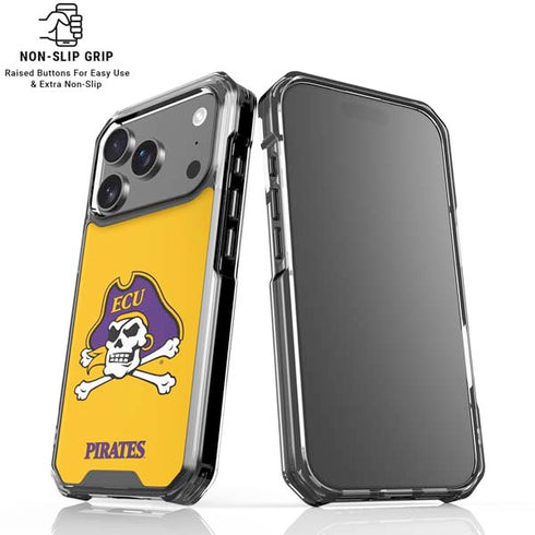 East Carolina University ECU Pirates Logo Yellow iPhone 17 Pro Max MagSafe Case