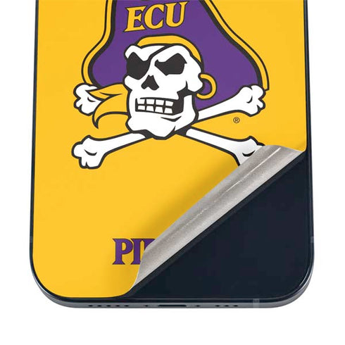 East Carolina University ECU Pirates Logo Yellow iPhone 17 Pro Skin