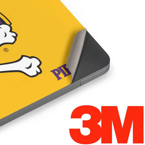East Carolina University ECU Pirates Logo Yellow Apple MacBook Air Skin