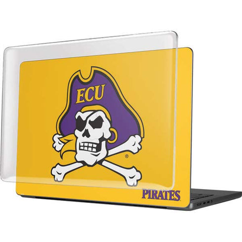 East Carolina University ECU Pirates Logo Yellow MacBook Pro 14in (2021-24) Case plus Skin