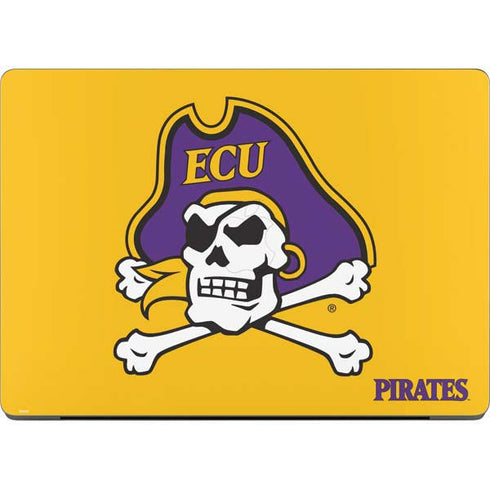 East Carolina University ECU Pirates Logo Yellow Apple MacBook Pro 14-inch Skin