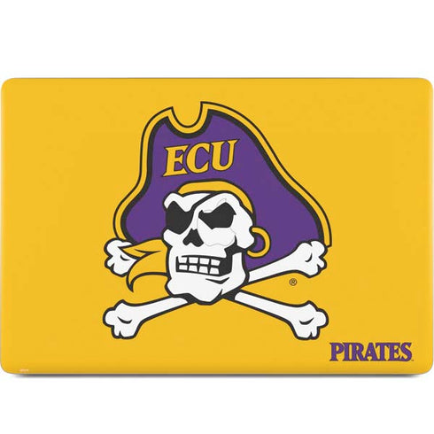 East Carolina University ECU Pirates Logo Yellow MacBook Skins