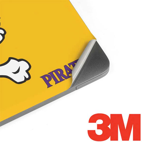 East Carolina University ECU Pirates Logo Yellow MacBook Skins