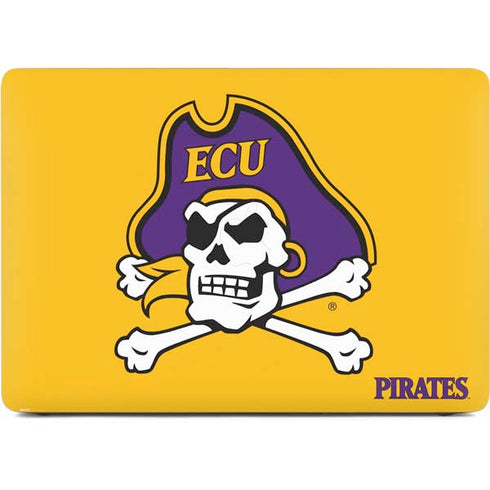 East Carolina University ECU Pirates Logo Yellow Apple MacBook Pro 16-inch Skin