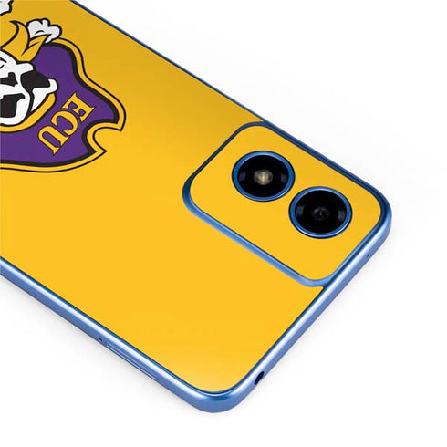 East Carolina University ECU Pirates Logo Yellow Moto G Play 4G (2024) Skin