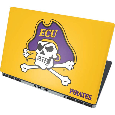 East Carolina University ECU Pirates Logo Yellow Dell Precision Skin