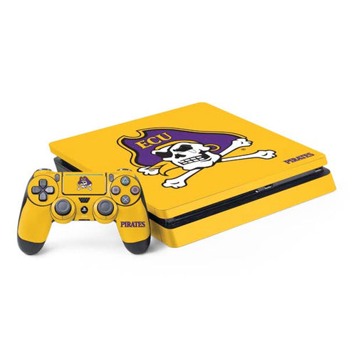 East Carolina University ECU Pirates Logo Yellow PlayStation PS4 Skins