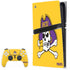 East Carolina University ECU Pirates Logo Yellow PlayStation PS5 Skins