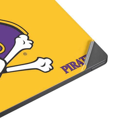 East Carolina University ECU Pirates Logo Yellow Surface Laptop 7 13.8in Skin