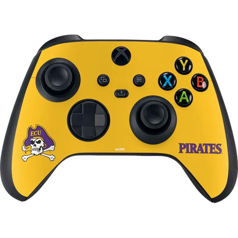 East Carolina University ECU Pirates Logo Yellow XBox Series X Digital Edition Bundle Skin