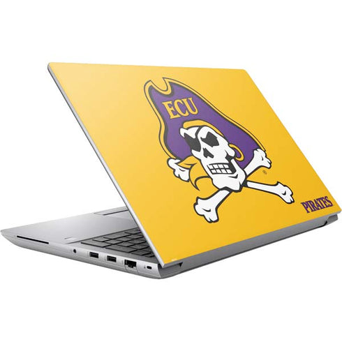 East Carolina University ECU Pirates Logo Yellow HP ZBook Fury 16 G10 Skin