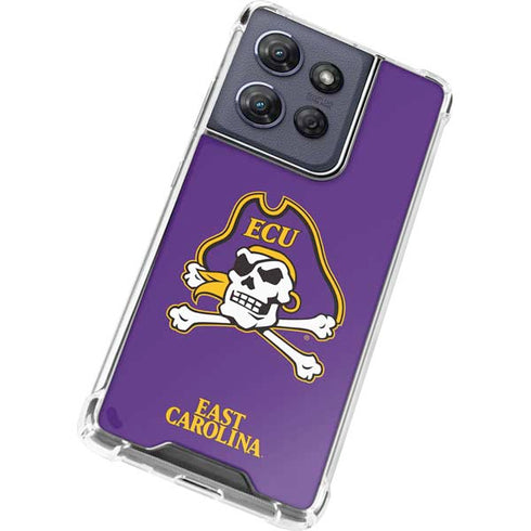 East Carolina University ECU Pirates Moto G 5G (2025) Clear Case