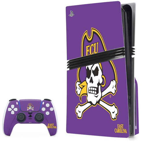 East Carolina University ECU Pirates PS5 Pro Disk Bundle Skin