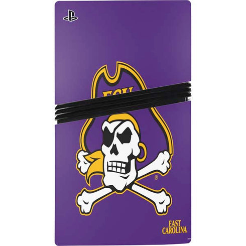 East Carolina University ECU Pirates PS5 Pro Disk Console Skin